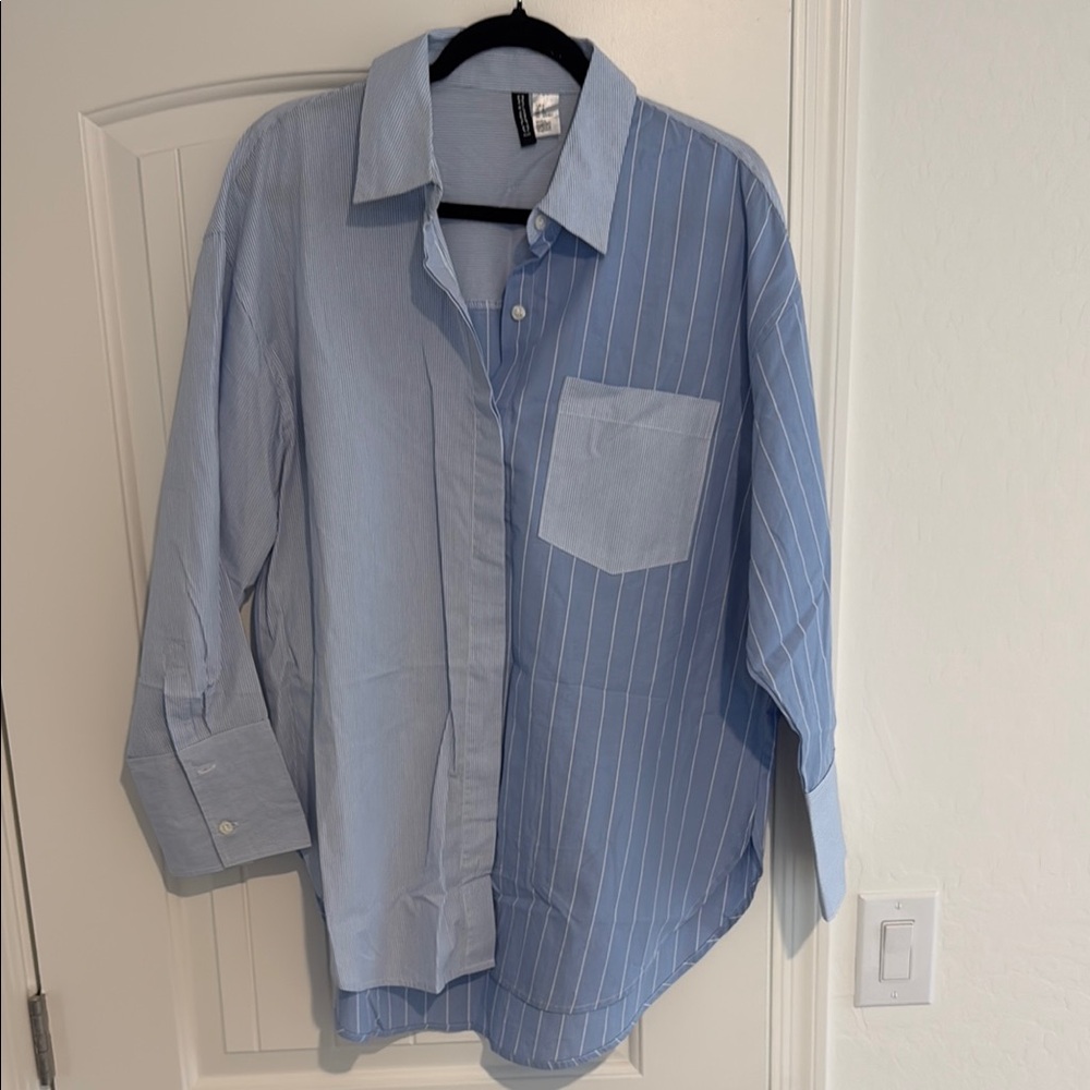 HM OVERSIZED BUTTON DOWN